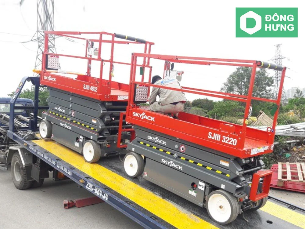 Bảo dưỡng xe nâng người cũ