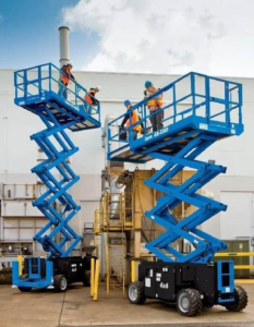 Xe nâng người cắt kéo tự hành