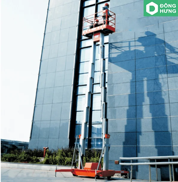 Ứng dụng thiết bị khung nâng trong môi trường làm việc ngoài trời